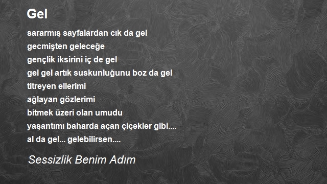 Sessizlik Benim Adım