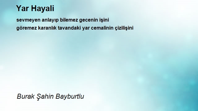 Burak Şahin Bayburtlu