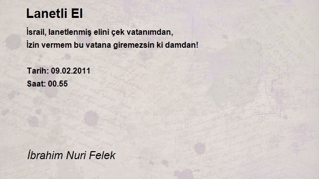 İbrahim Nuri Felek