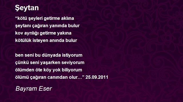 Bayram Eser