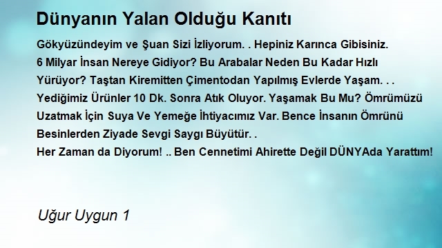 Uğur Uygun 1