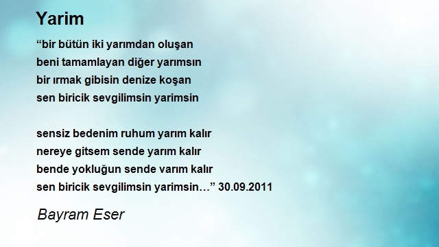 Bayram Eser