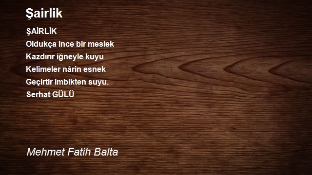 Mehmet Fatih Balta