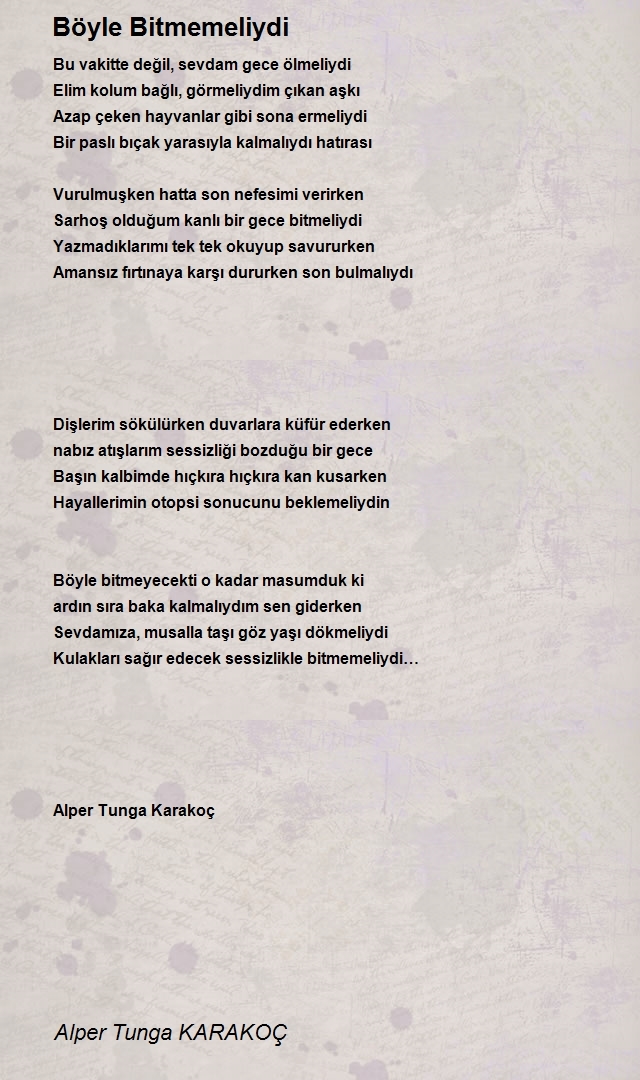 Alper Tunga KARAKOÇ