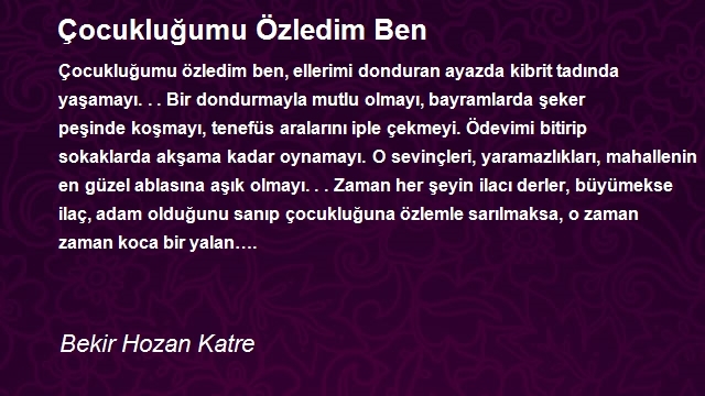 Bekir Hozan Katre