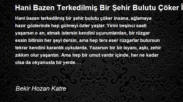 Bekir Hozan Katre