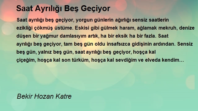 Bekir Hozan Katre