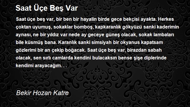 Bekir Hozan Katre