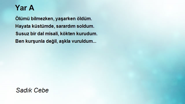 Sadık Cebe