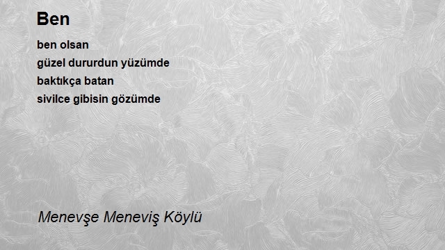 Meneviş Köylü