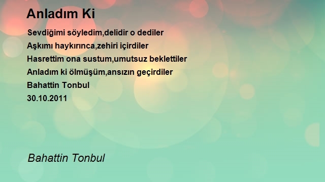 Bahattin Tonbul