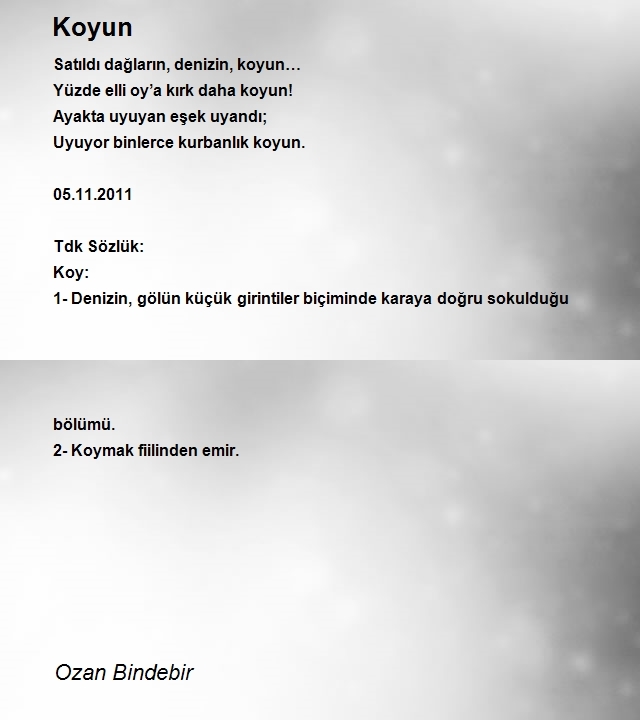 Ozan Bindebir