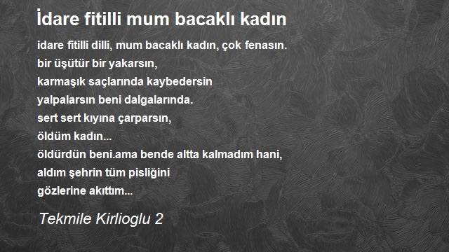 Tekmile Kirlioglu 2