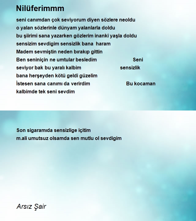 Arsız Şair