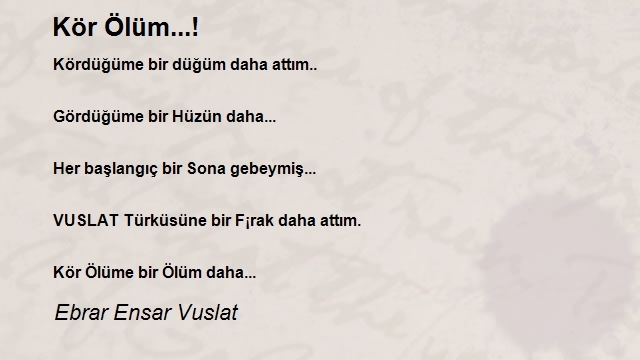 Ebrar Ensar Vuslat