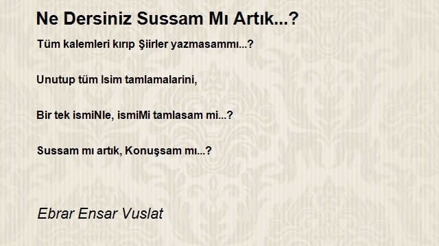 Ebrar Ensar Vuslat