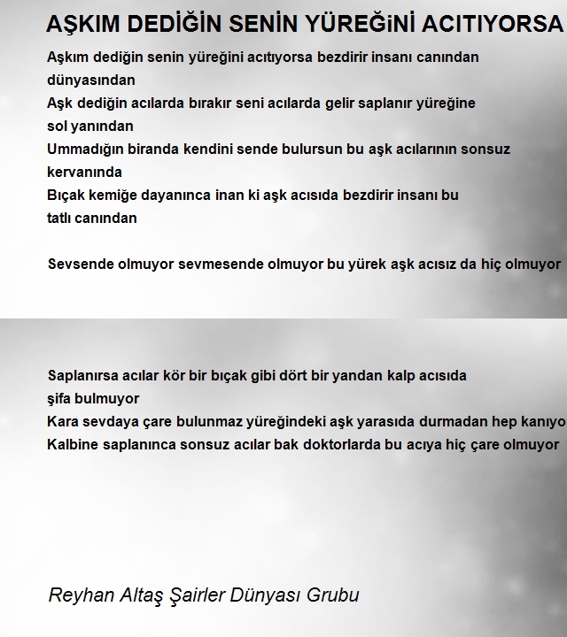 Reyhan Altaş Şairler Dünyası Grubu