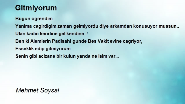 Mehmet Soysal