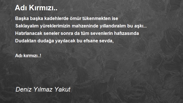 Deniz Yılmaz Yakut