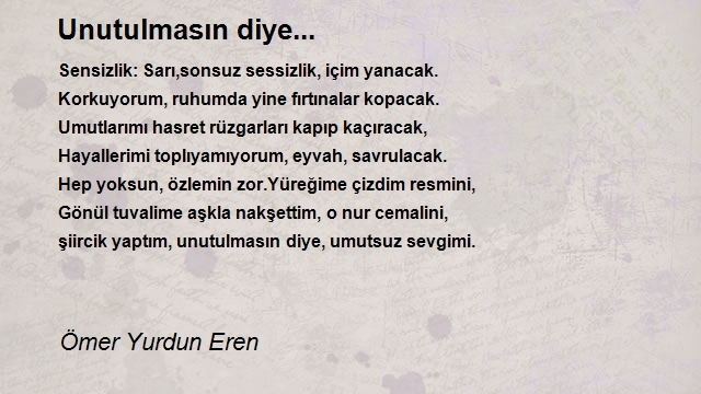 Ömer Yurdun Eren