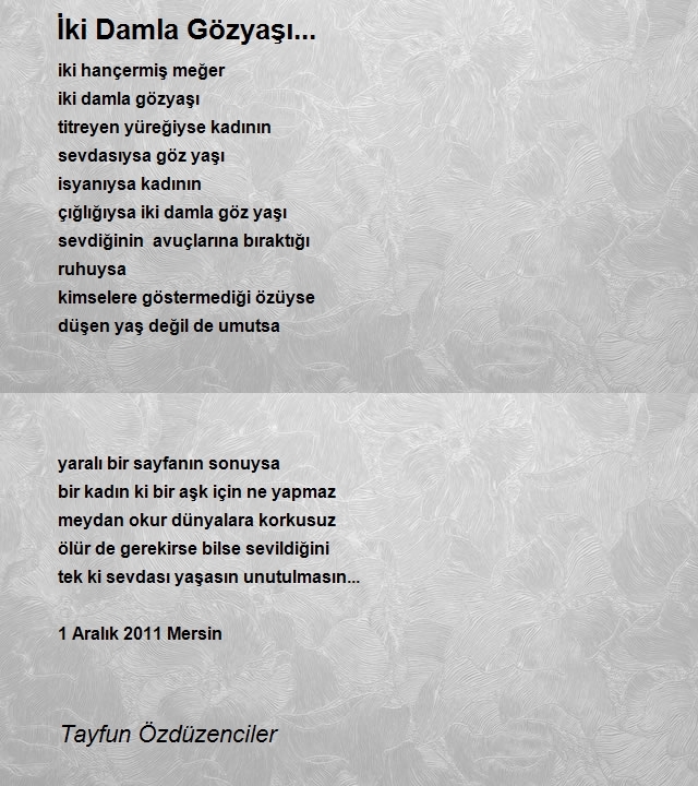 Tayfun Özdüzenciler 