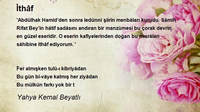 Yahya Kemal Beyatlı