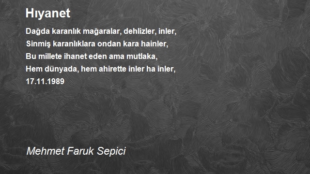 Mehmet Faruk Sepici