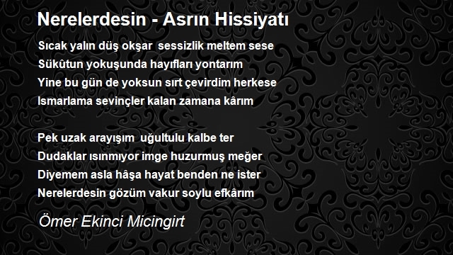 Ömer Ekinci Micingirt