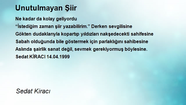 Sedat Kiracı