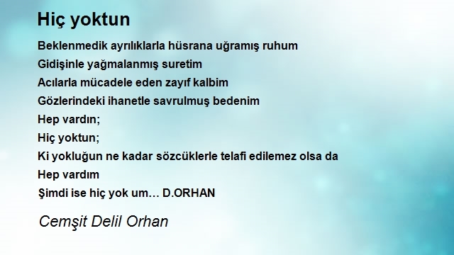 Cemşit Delil Orhan