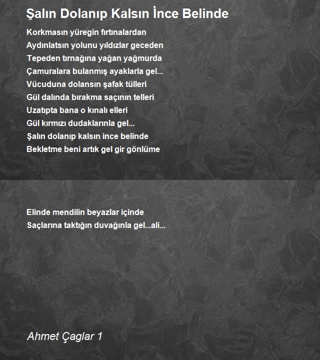 Ahmet Çaglar 1