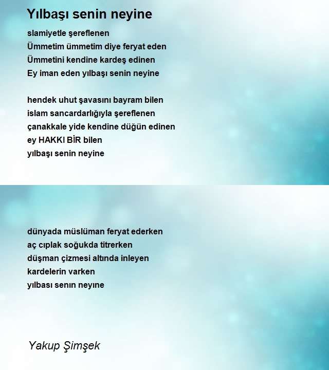 Yakup Şimşek