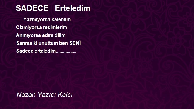 Nazan Yazıcı Kalcı