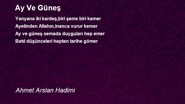 Ahmet Arslan Hadimi