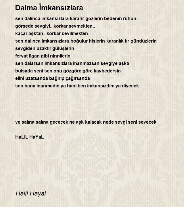 Halil Hayal