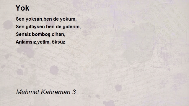 Mehmet Kahraman 3