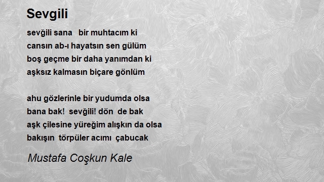 Mustafa Coşkun Kale