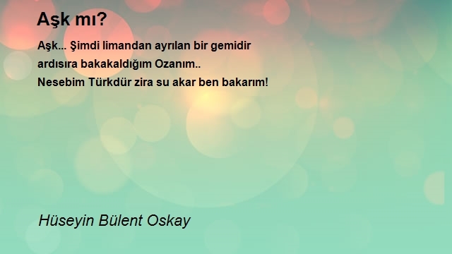 Hüseyin Bülent Oskay