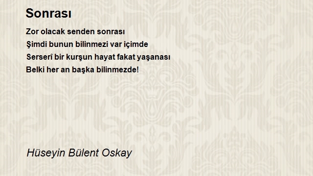 Hüseyin Bülent Oskay