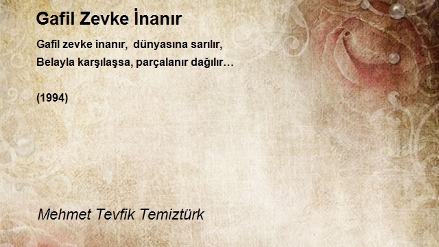 Mehmet Tevfik Temiztürk