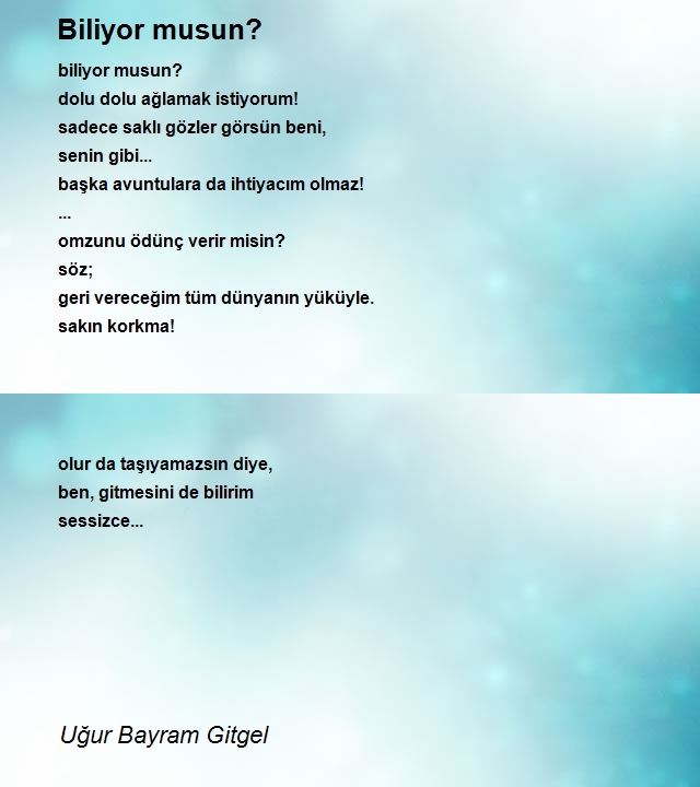 Uğur Bayram Gitgel