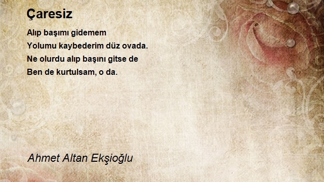 Ahmet Altan Ekşioğlu