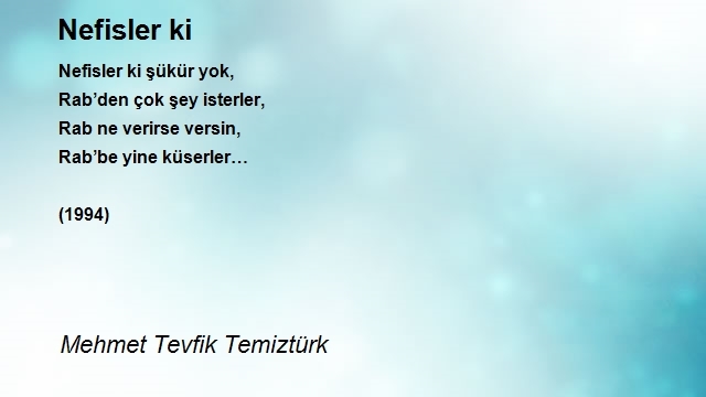 Mehmet Tevfik Temiztürk