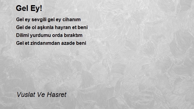 Vuslat Ve Hasret