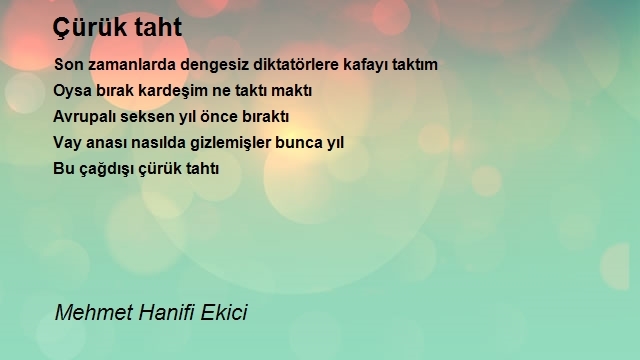 Mehmet Hanifi Ekici