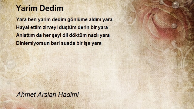 Ahmet Arslan Hadimi