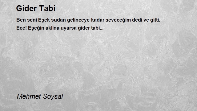 Mehmet Soysal