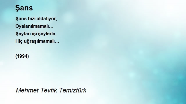 Mehmet Tevfik Temiztürk