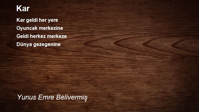 Yunus Emre Belivermiş