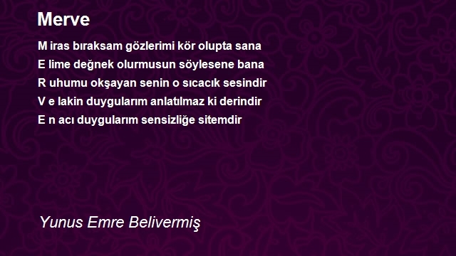 Yunus Emre Belivermiş